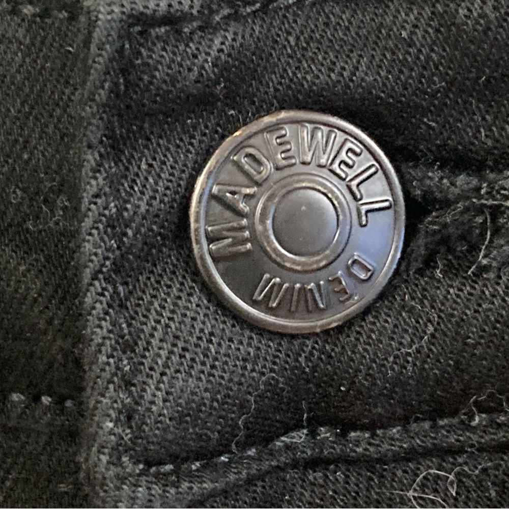 Madewell Women’s 9”High-Rise Skinny Black Jeans Jeans Sleek Stretch Fit 26 - Picture 5 of 14